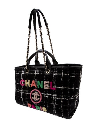 Chanel 2022 Tweed Deauville Tote
