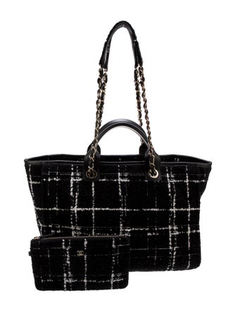 Chanel 2022 Tweed Deauville Tote