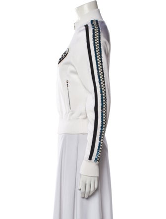 Chanel 2023 Striped Bomber Jacket