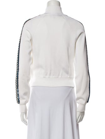 Chanel 2023 Striped Bomber Jacket