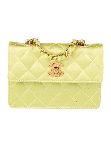 Chanel Mini Bags Satin Crossbody Bag