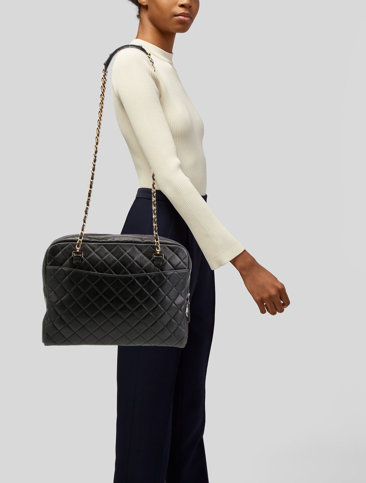Chanel Lambskin Shoulder Bag