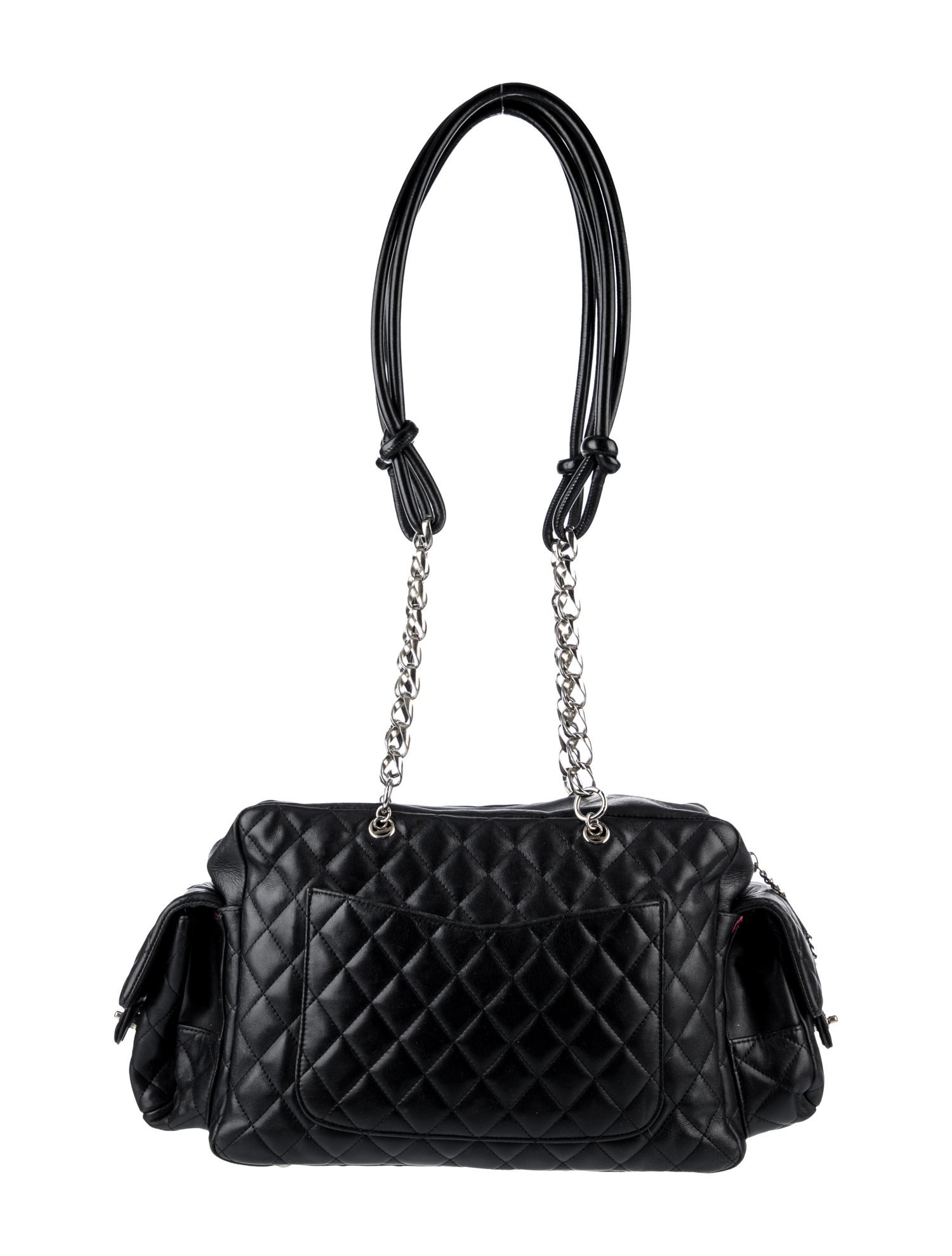Chanel Large Ligne Cambon Reporter Bag - Black Shoulder Bags