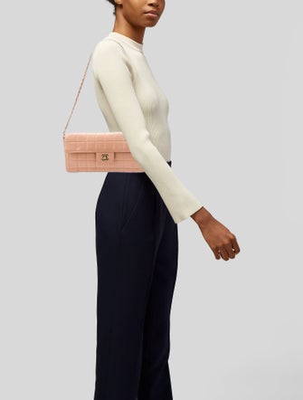 Chanel Square Quilt E/W Flap Bag