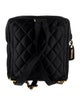 Chanel Satin CC Quilted Backpack