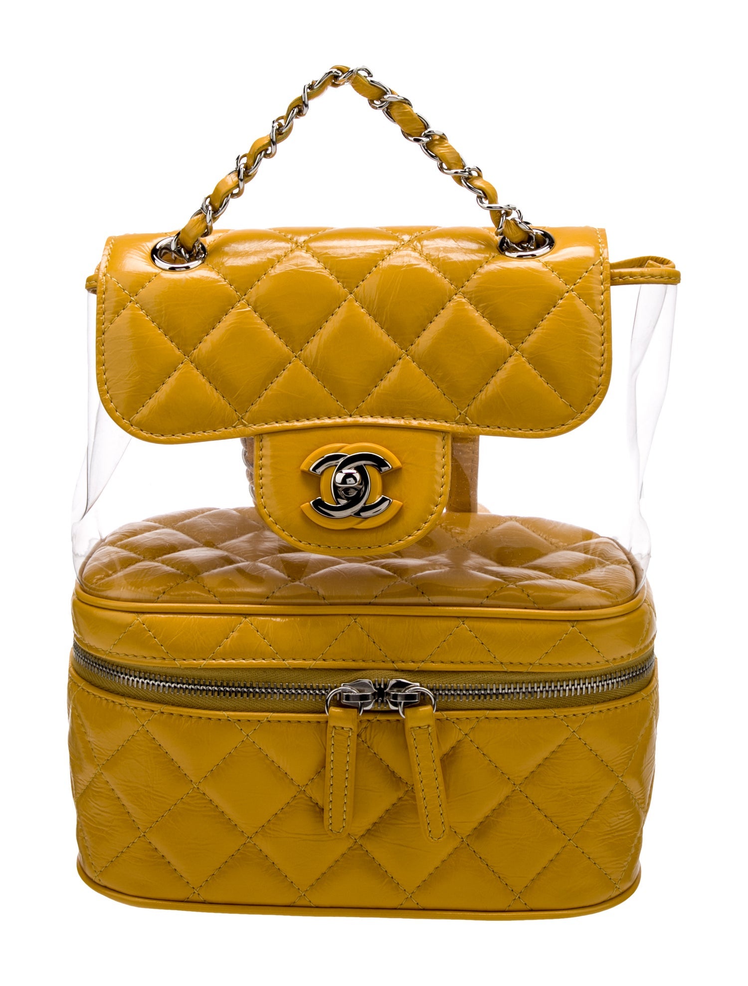 Chanel Aged Calf PVC Aquarium Backpack