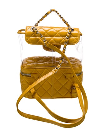 Chanel Aged Calf PVC Aquarium Backpack
