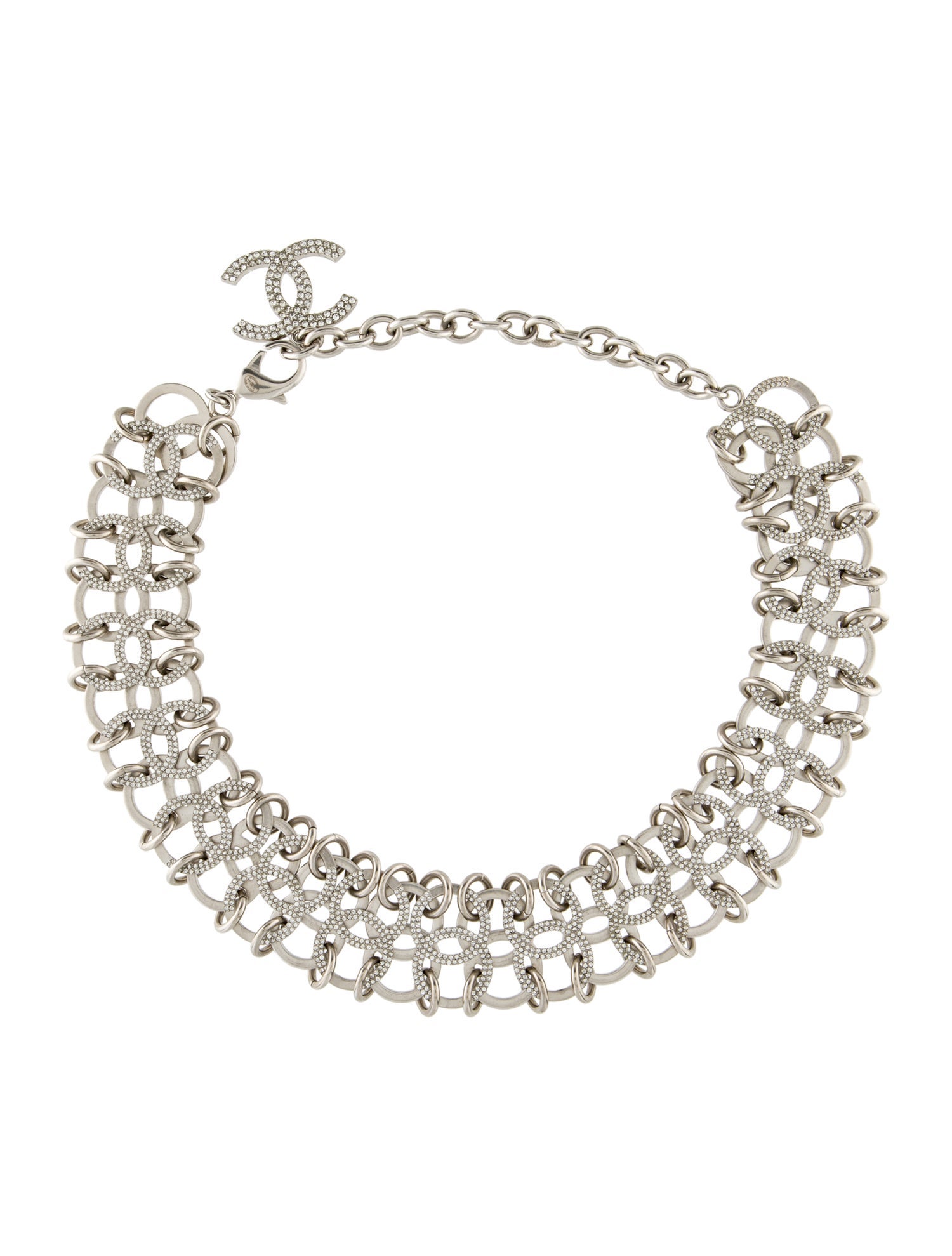 Chanel Strass CC in the Air Choker