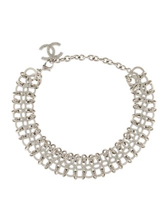 Chanel Strass CC in the Air Choker