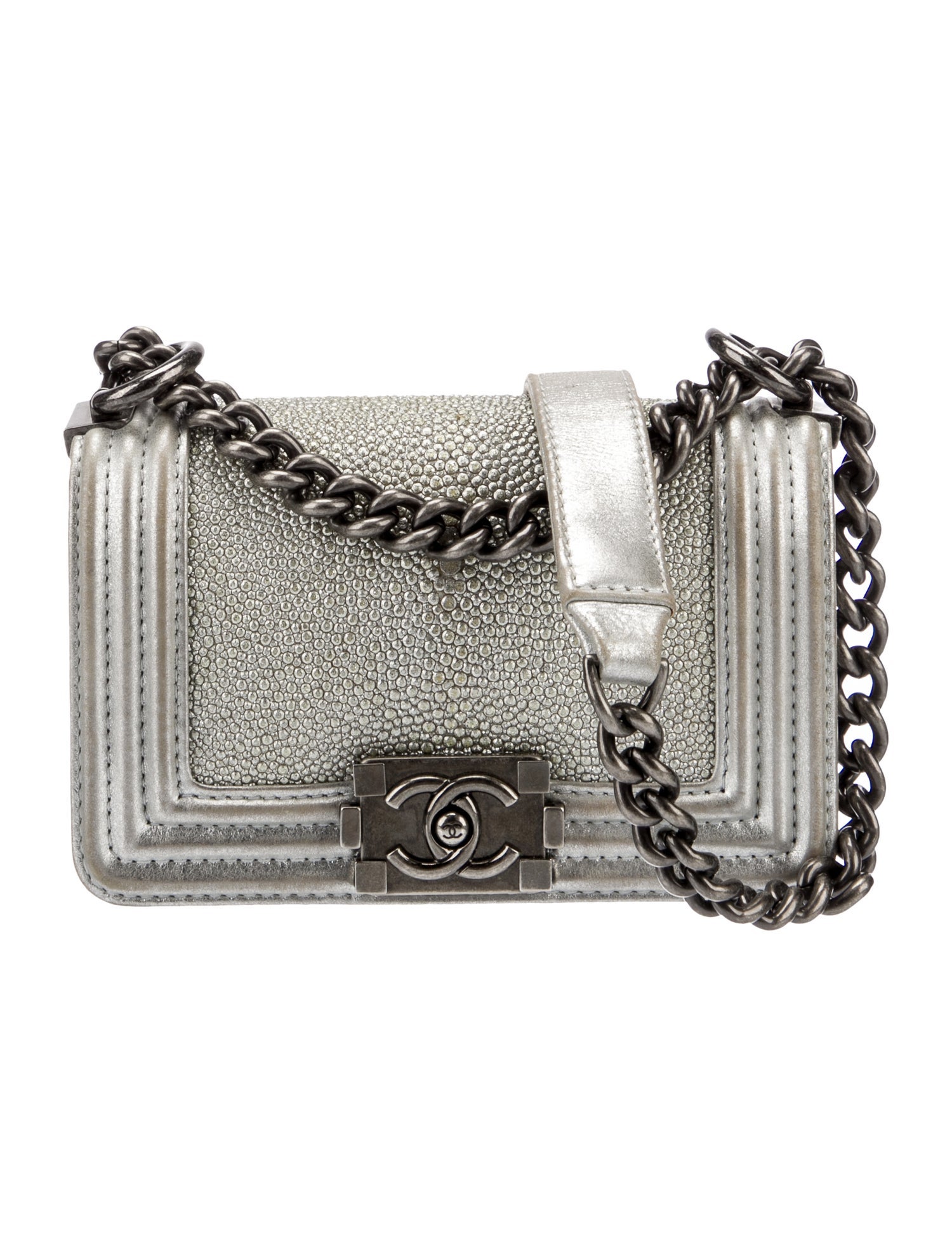 Chanel Mini Galuchat Boy Bag