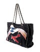 Chanel Denim Embroidered Night Flight Tote