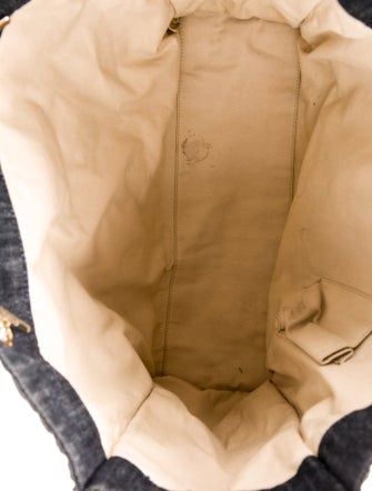 Chanel Denim Embroidered Night Flight Tote