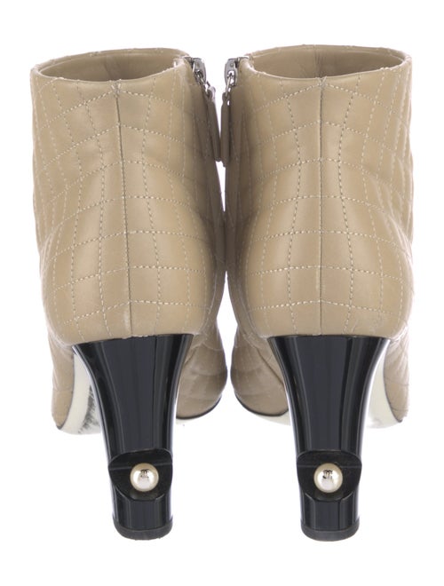 Chanel Interlocking CC Logo Leather Boots