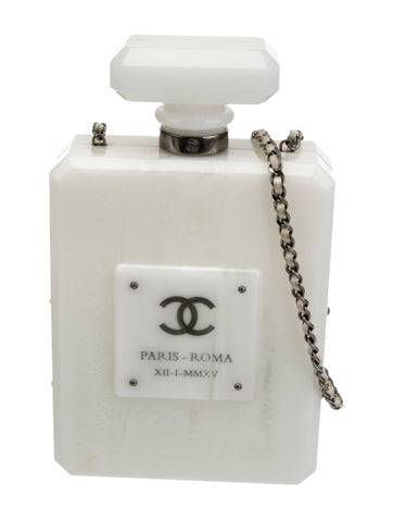 Chanel Evening Bags Paris-Rome Plexiglass No.5 Minaudière