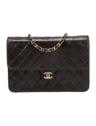 Chanel Quilted Single Flap Shoulder Bag