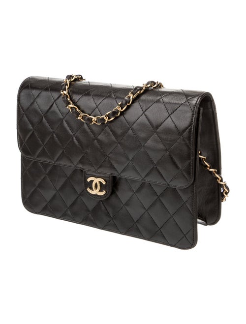 Chanel Quilted Single Flap Shoulder Bag
