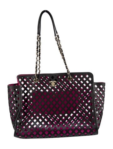 Chanel Totes See Through Shopping Tote