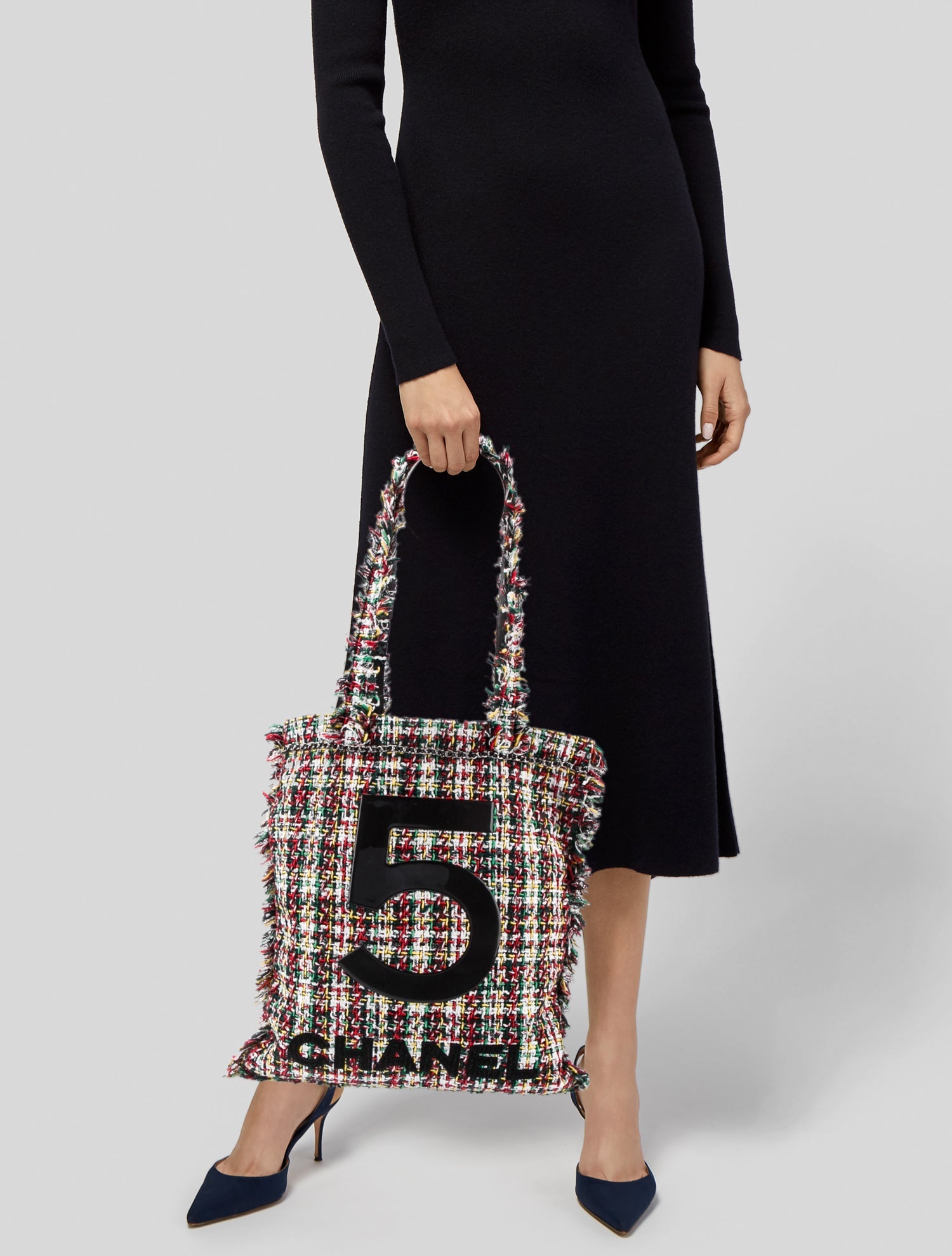 Chanel Tweed N°5 Tote