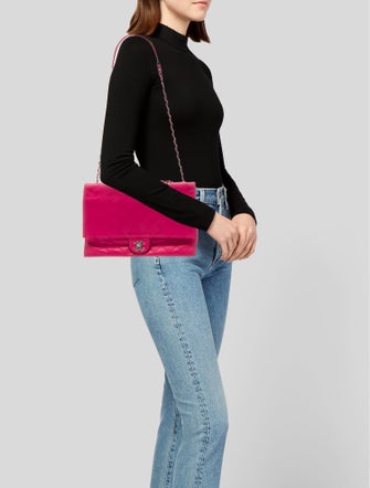 Chanel Accordion 3 Flap Bag