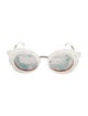 Chanel Camellia Accent Cat-Eye Sunglasses