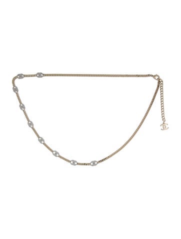 Chanel Belts 2022 Interlocking CC Logo Chain-Link Belt M