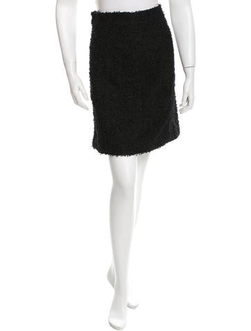 Chanel Textured Knee-Length Skirt