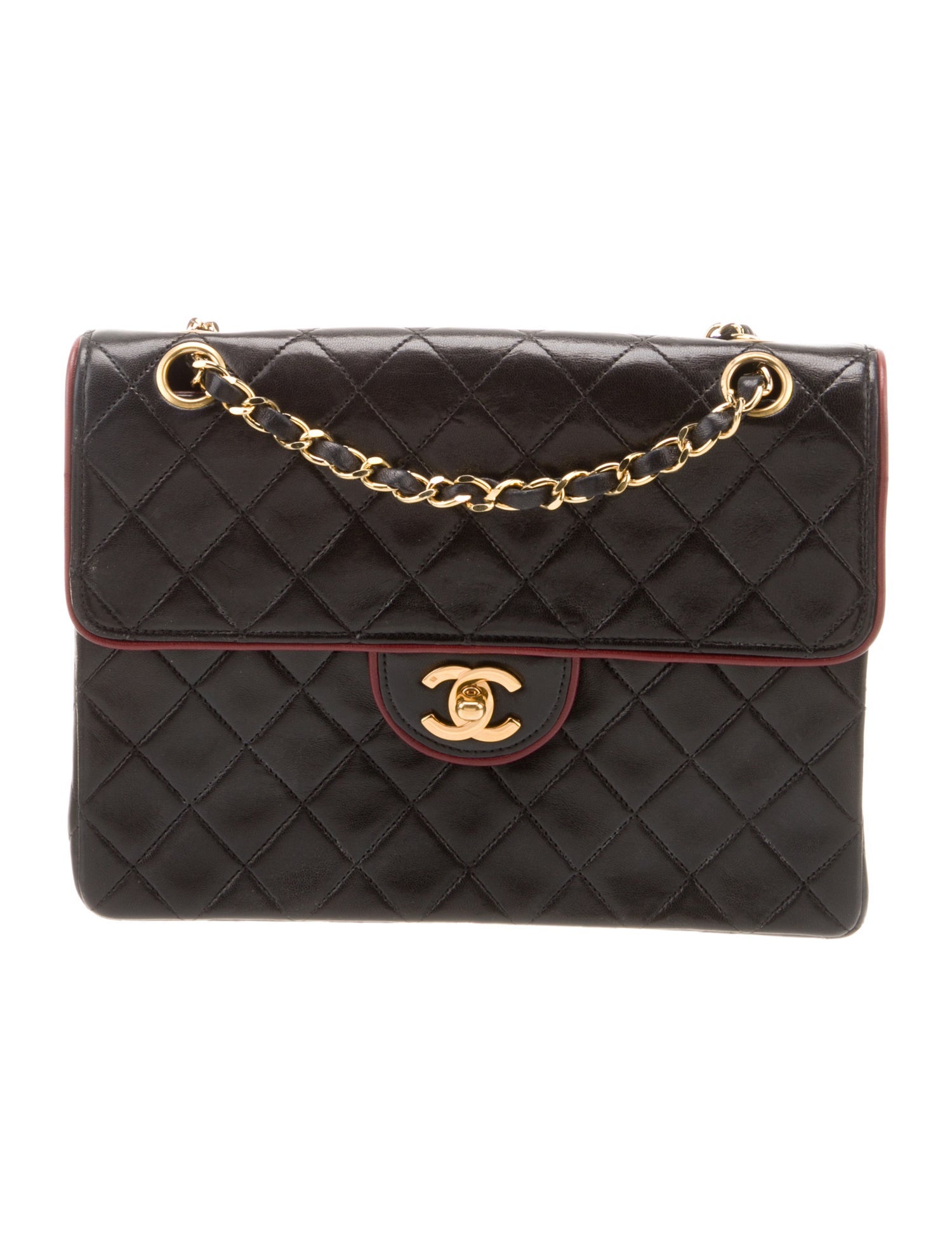 Chanel Quilted Square Single Flap Bag