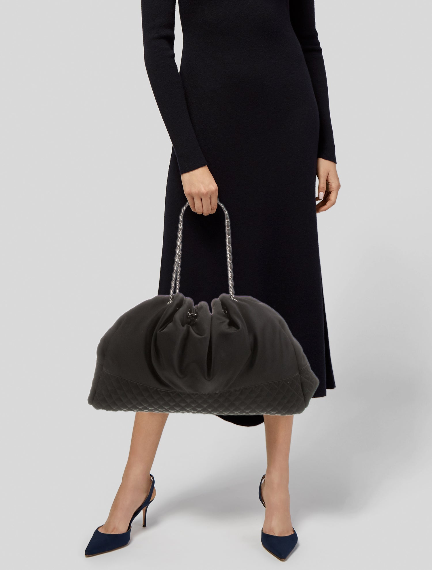 Chanel Satin Melrose Cabas