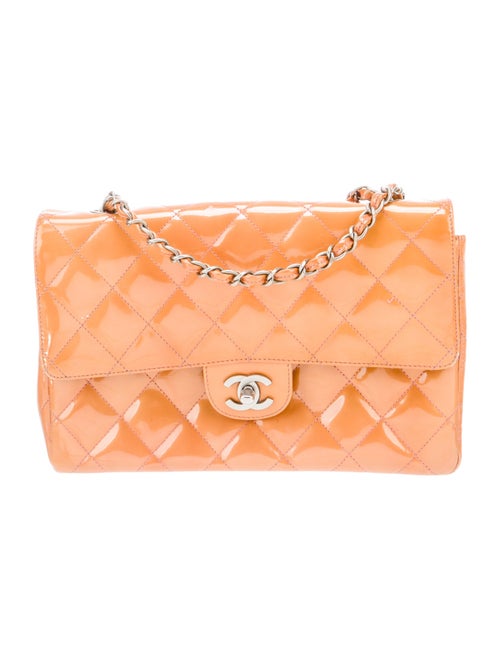 Chanel Quilted Patent Leather Shoulder Bag
