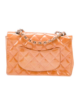 Chanel Quilted Patent Leather Shoulder Bag