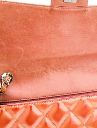 Chanel Quilted Patent Leather Shoulder Bag