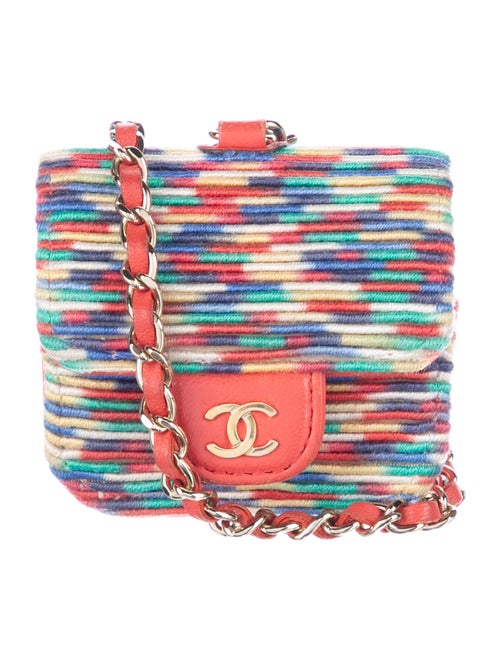 Chanel 2021 Multicolor Airpods Pro Case w/ Chain