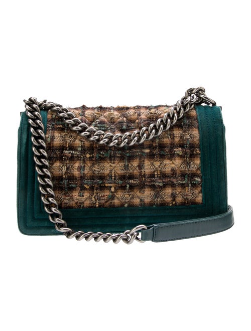 Chanel Paris-Edinburgh Medium Tweed Boy Bag