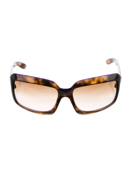 Chanel Interlocking CC Logo Shield Sunglasses