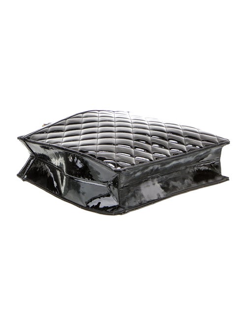 Chanel Patent Quilted Chain Tote