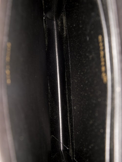 Chanel Patent Quilted Chain Tote