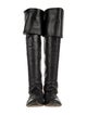 Chanel Interlocking CC Logo Calfskin Riding Boots