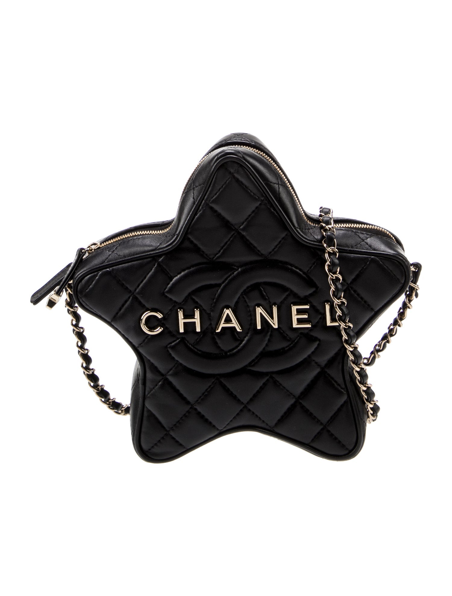 Chanel 2024 Walk Of Fame Star Bag - Black Crossbody Bags