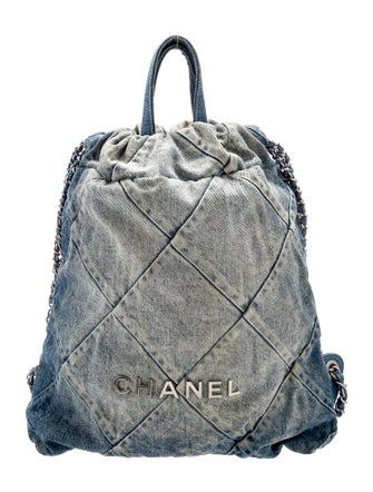 Chanel Denim 22 Backpack