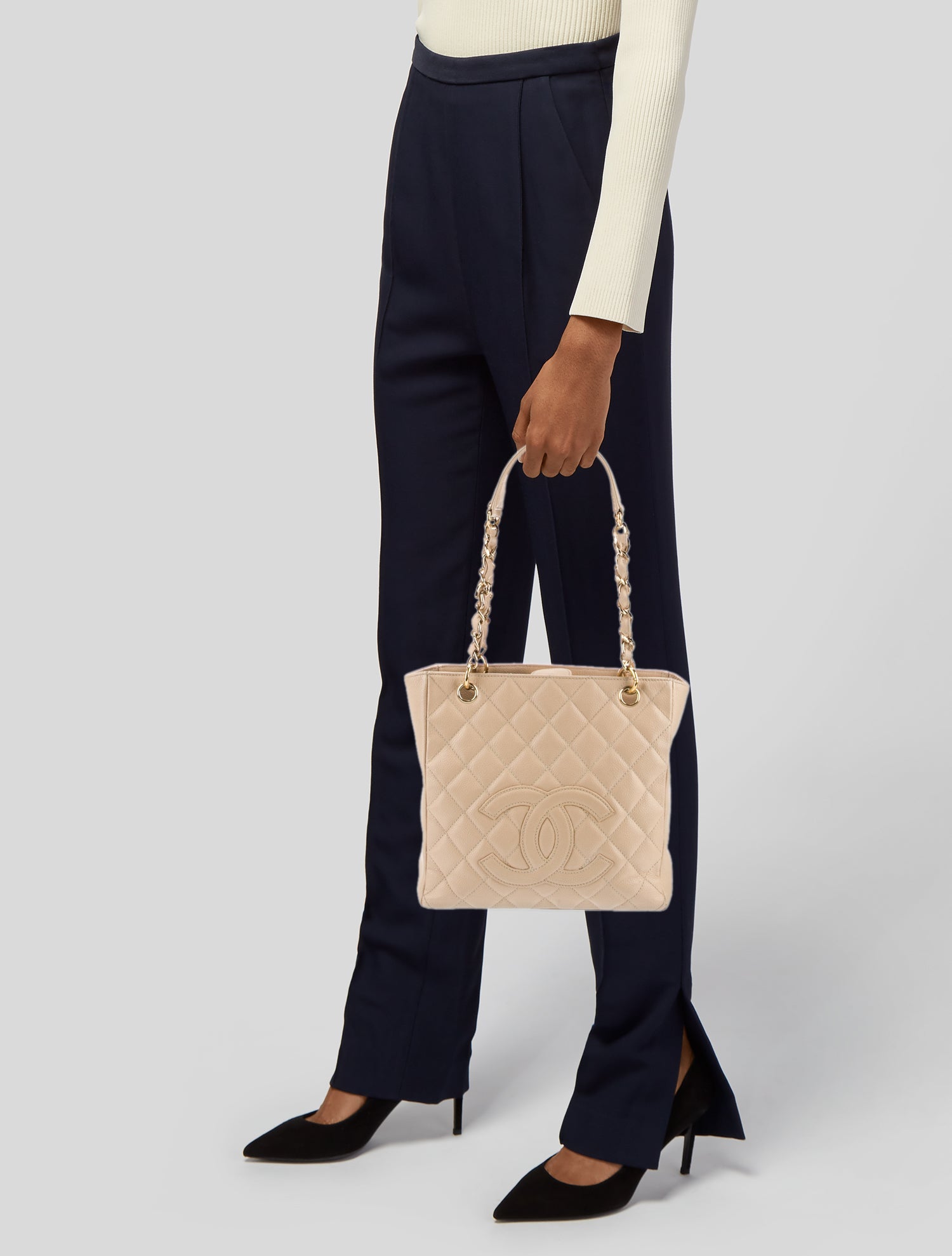 Chanel Petite Shopping Tote