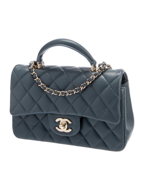 Chanel 2023 Mini Top Handle Flap Bag
