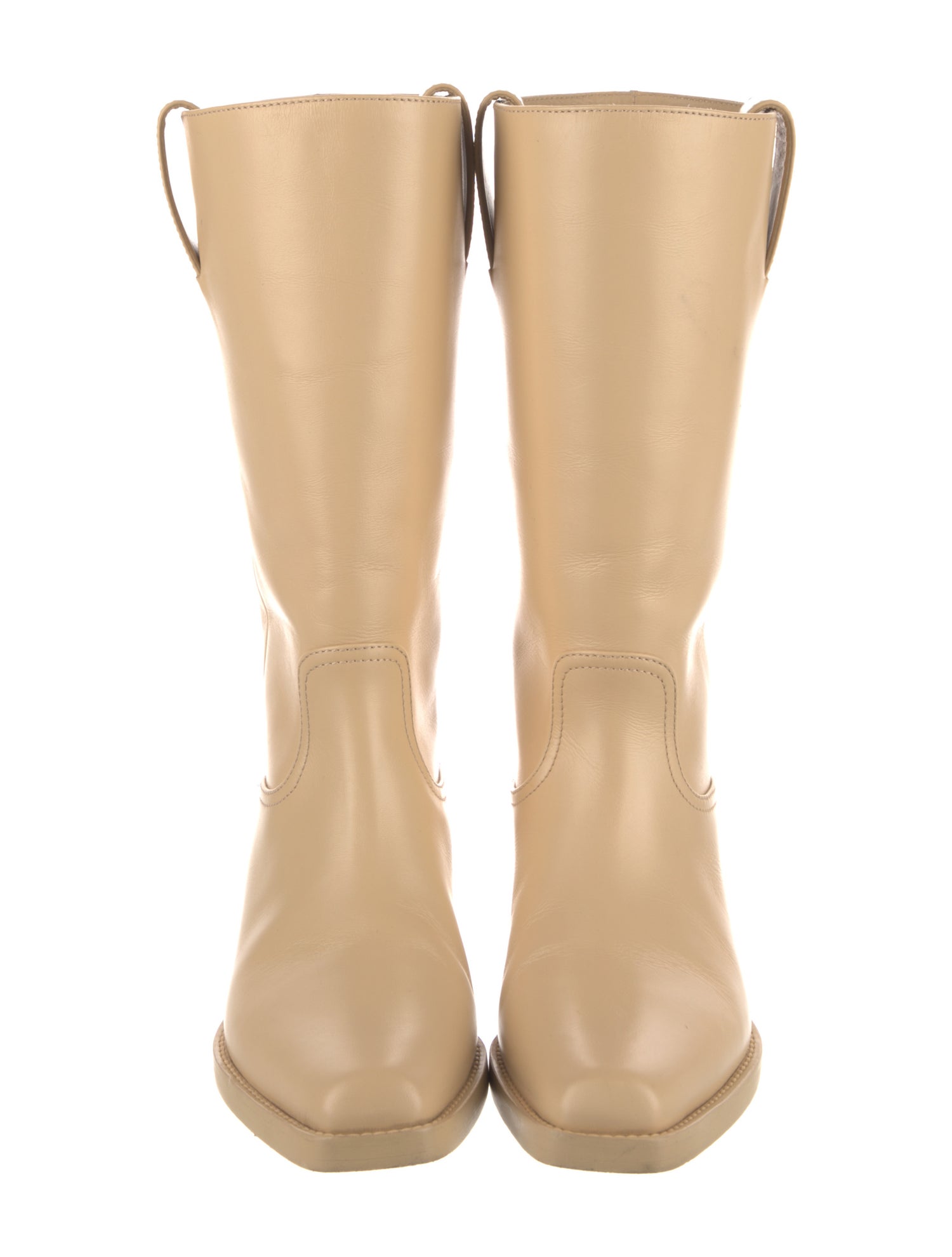 Chanel 2023 Interlocking CC Logo Riding Boots