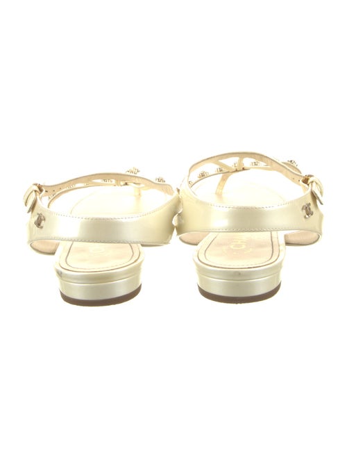 Chanel 2015 Interlocking CC Logo Sandals