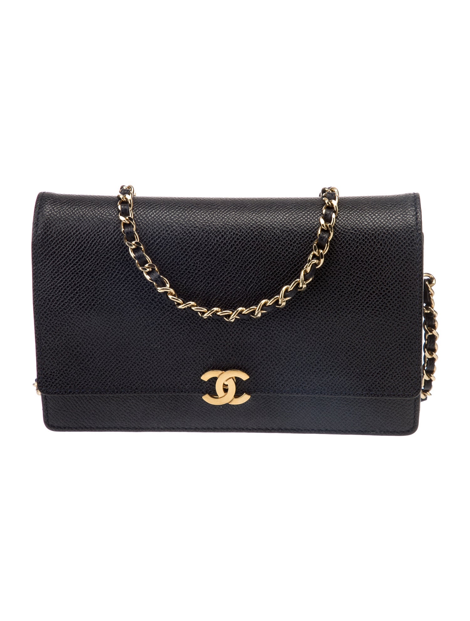 Chanel Caviar Wallet on Chain Black Crossbody Bags, Handbags