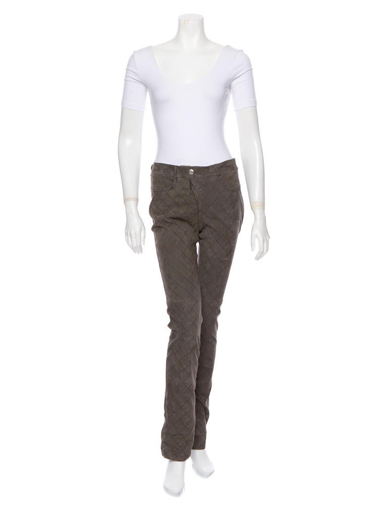 Chanel Suede Pants w/Tags