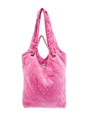 Chanel Coco Beach Quilted Hobo