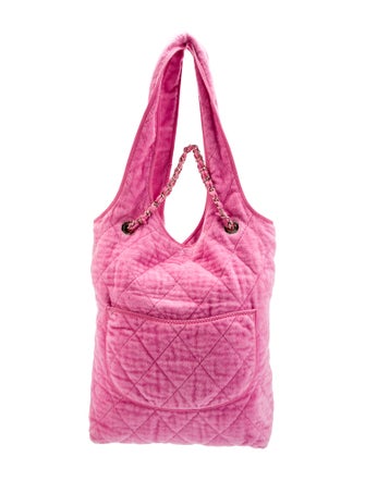 Chanel Coco Beach Quilted Hobo