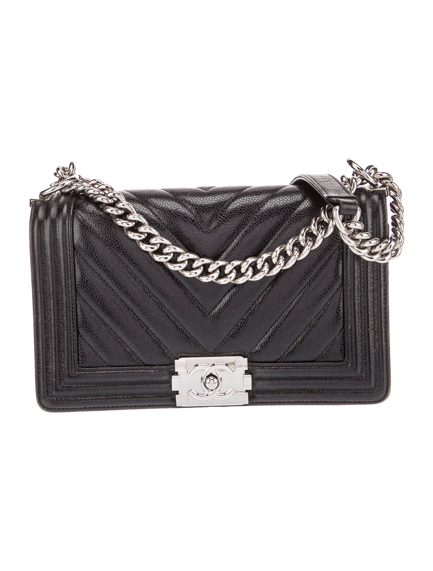Chanel Medium Chevron Boy Bag