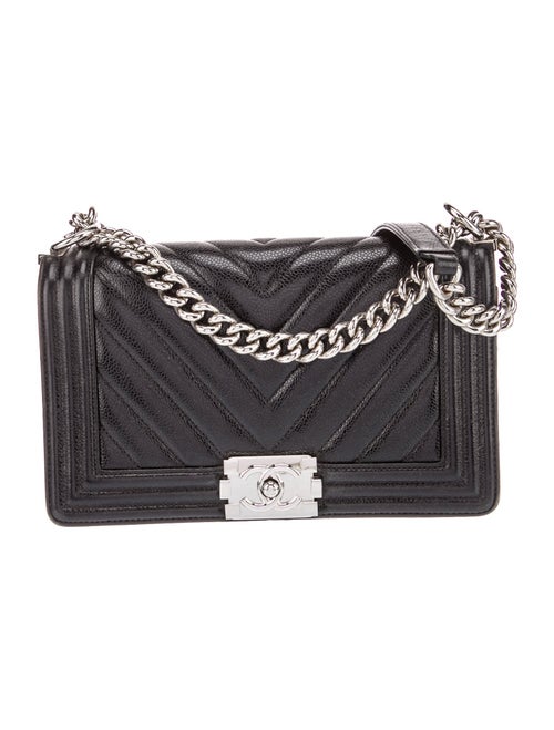 Chanel Medium Chevron Boy Bag