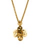 Chanel Vintage CC Logo Clover Pendant Necklace